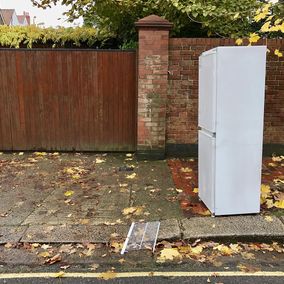 old fridge